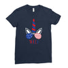 4th of July Ladies Fitted T-Shirt