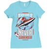 never surrender Ladies Fitted T-Shirt