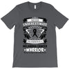 Never Underestimate the Strength of a Melanoma Cancer Warrior T-Shirt