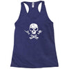 rock skull Racerback Tank