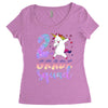 2nd grade squad Women's Triblend Scoop T-shirt