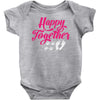 happy together Baby Onesie