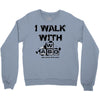 i walk with wasd Crewneck Sweatshirt