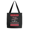 merry christmas ugly christmas sweater Tote Bags
