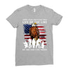 Honor Those Who Place Their Life On The Line Ladies Fitted T-Shirt