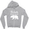 Daddy Bear - Baby Bear Custom Name Zipper Hoodie