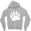 tiger paw sticker vinyl decal   wildcat claws print pet car window tru Zipper Hoodie