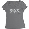 japanese batman logo fan inspired Women's Triblend Scoop T-shirt