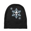 skull snowflakes alternative christmas jumper Baby Beanies