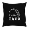 Taco Throw Pillow