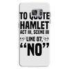 to quote hamlet no Samsung Galaxy S7