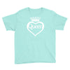 funny  queen of everything gift bride honeymoon hen night fashion fema Youth Tee