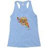 women's sugar skull purple Racerback Tank