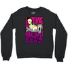 the beateggs !!! purple Crewneck Sweatshirt