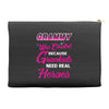 Grammy Was Created Because Need Real Heroes Accessory Pouches