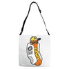 too hot for you Adjustable Strap Totes