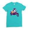 fast food Ladies Fitted T-Shirt