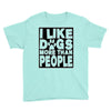 I LIKE DOGS MORE THAN PEOPLE Youth Tee