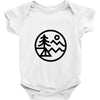 camp bold (for light) Baby Bodysuit