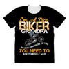 I'm A Nice Biker Grandpa So If I'm An Asshole To You You Need To Ask Y All Over Women's T-shirt