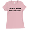 im not short funny t shirt humor nerd geek tee s 3xl Ladies Fitted T-Shirt