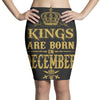 kings are born in december Pencil Skirts