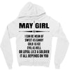 Super May Girl Zipper Hoodie