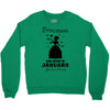 Princesses Are Born In January Crewneck Sweatshirt