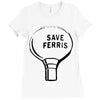 save ferrıs Ladies Fitted T-Shirt