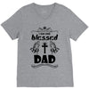 I Am One Blessed Dad V-Neck Tee