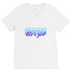 swim like a girl neon V-Neck Tee