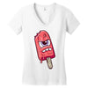 es smile Women's V-Neck T-Shirt