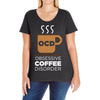 coffee addiction Ladies Curvy T-Shirt