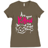 are you kitten me Ladies Fitted T-Shirt