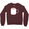 glass and coffee Crewneck Sweatshirt