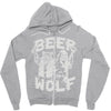 wolf beer Zipper Hoodie