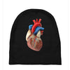 realistic human heart Baby Beanies