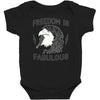 freedom is fabulous Baby Bodysuit