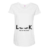 Look Me in The Eyes Maternity Scoop Neck T-shirt