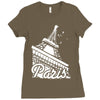 paris france eiffel tower Ladies Fitted T-Shirt