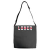 humorous loner Adjustable Strap Totes