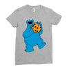 Cookie Monster Ladies Fitted T-Shirt