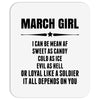 Super March Girl Mousepad