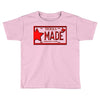 texas made lone star license plate Toddler T-shirt