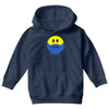 bearded smiley face Youth Hoodie