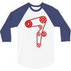 strap of the distribution of the engine 3/4 Sleeve Shirt