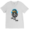 Live Life Loud Brklyn V-Neck Tee