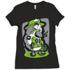 bird and money Ladies Fitted T-Shirt