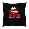 i'm nicer! Throw Pillow