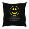 happy place Throw Pillow